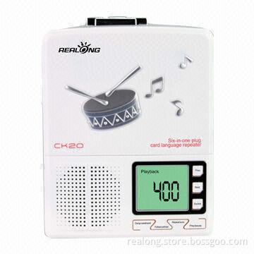 Cassette recorder with FM radio and USB/TF card jack